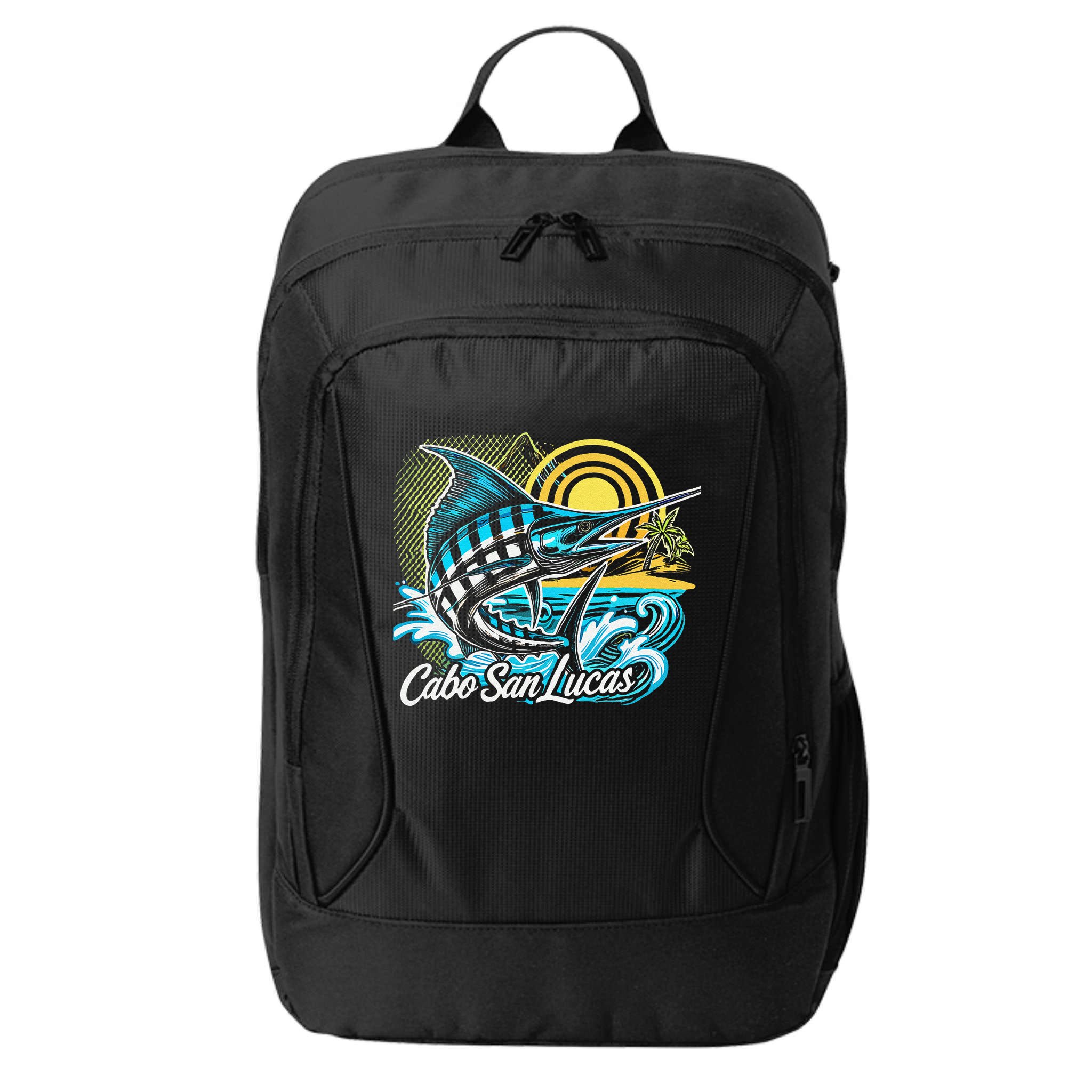 Cabo San Lucas Los Cabos Baja California Sur Marlin Tourist City Backpack