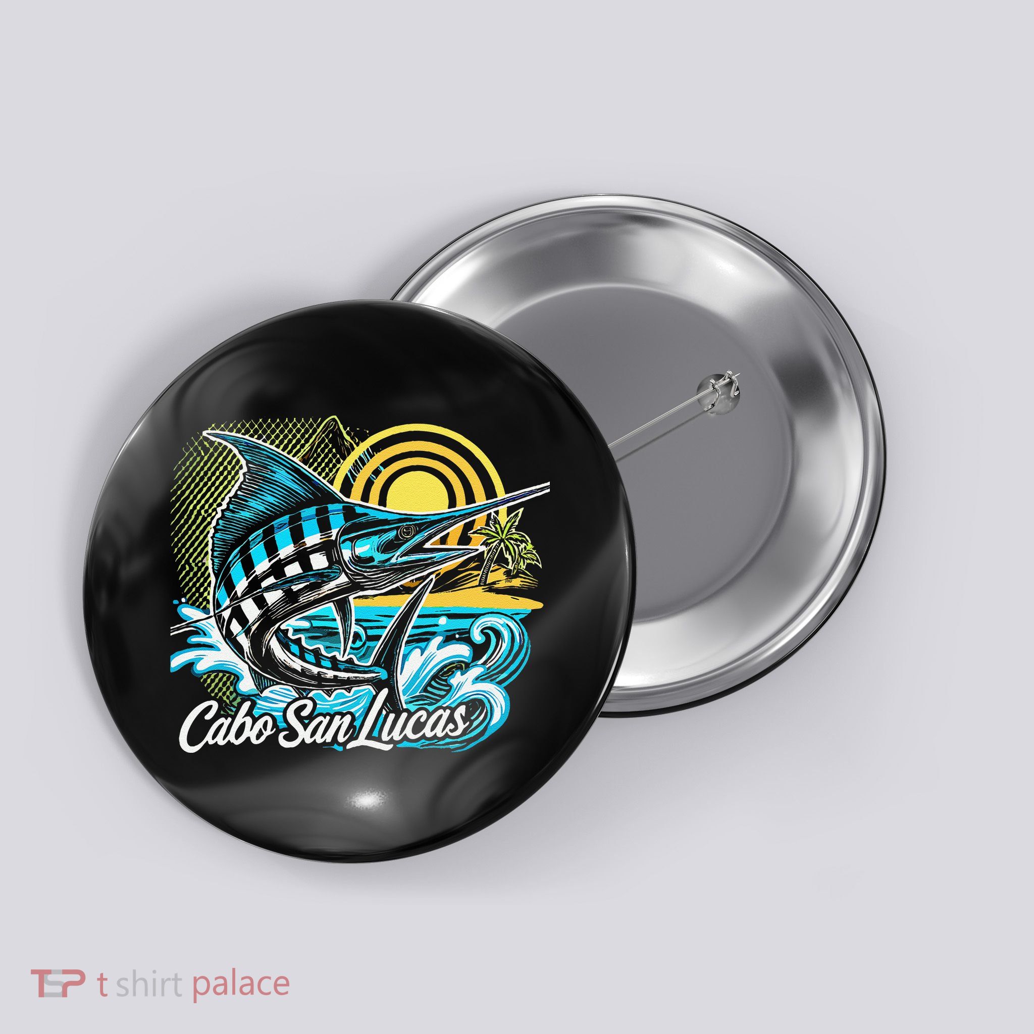Cabo San Lucas Los Cabos Baja California Sur Marlin Tourist Button