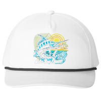 Cabo San Lucas Los Cabos Baja California Sur Marlin Tourist Snapback Five-Panel Rope Hat