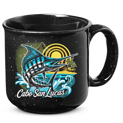 Cabo San Lucas Los Cabos Baja California Sur Marlin Tourist 15oz Campfire Ceramic Mug