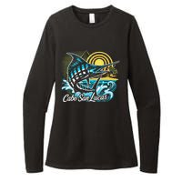 Cabo San Lucas Los Cabos Baja California Sur Marlin Tourist Womens CVC Long Sleeve Shirt