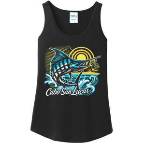 Cabo San Lucas Los Cabos Baja California Sur Marlin Tourist Ladies Essential Tank