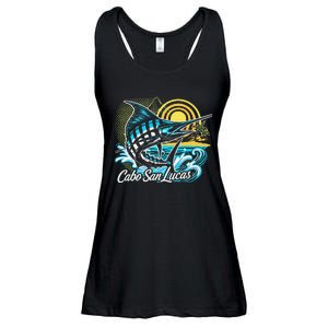 Cabo San Lucas Los Cabos Baja California Sur Marlin Tourist Ladies Essential Flowy Tank