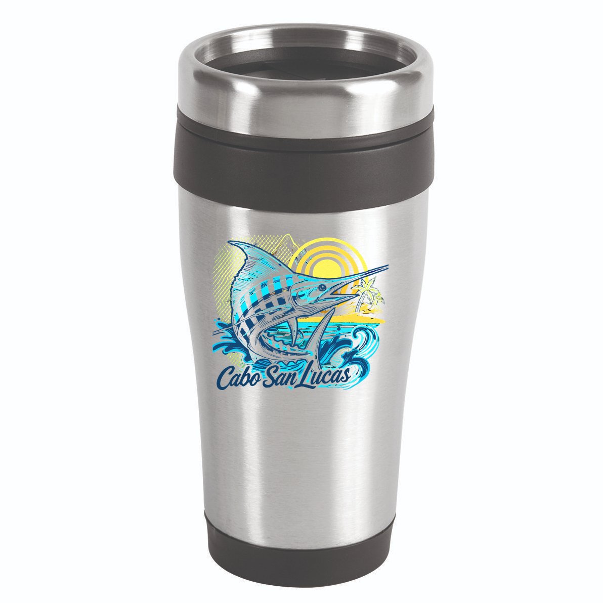 Cabo San Lucas Los Cabos Baja California Sur Marlin Tourist 16oz Travel Tumbler