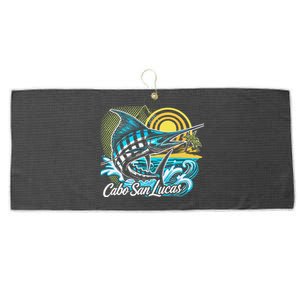 Cabo San Lucas Los Cabos Baja California Sur Marlin Tourist Large Microfiber Waffle Golf Towel