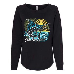 Cabo San Lucas Los Cabos Baja California Sur Marlin Tourist Womens California Wash Sweatshirt