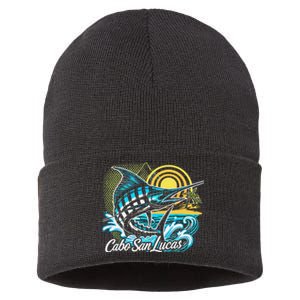 Cabo San Lucas Los Cabos Baja California Sur Marlin Tourist Sustainable Knit Beanie