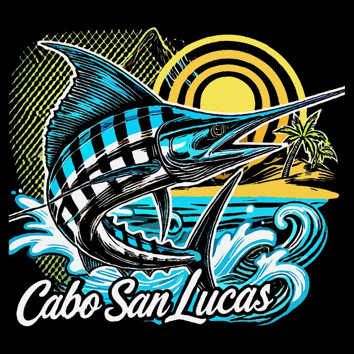 Cabo San Lucas Los Cabos Baja California Sur Marlin Tourist Baby Bodysuit