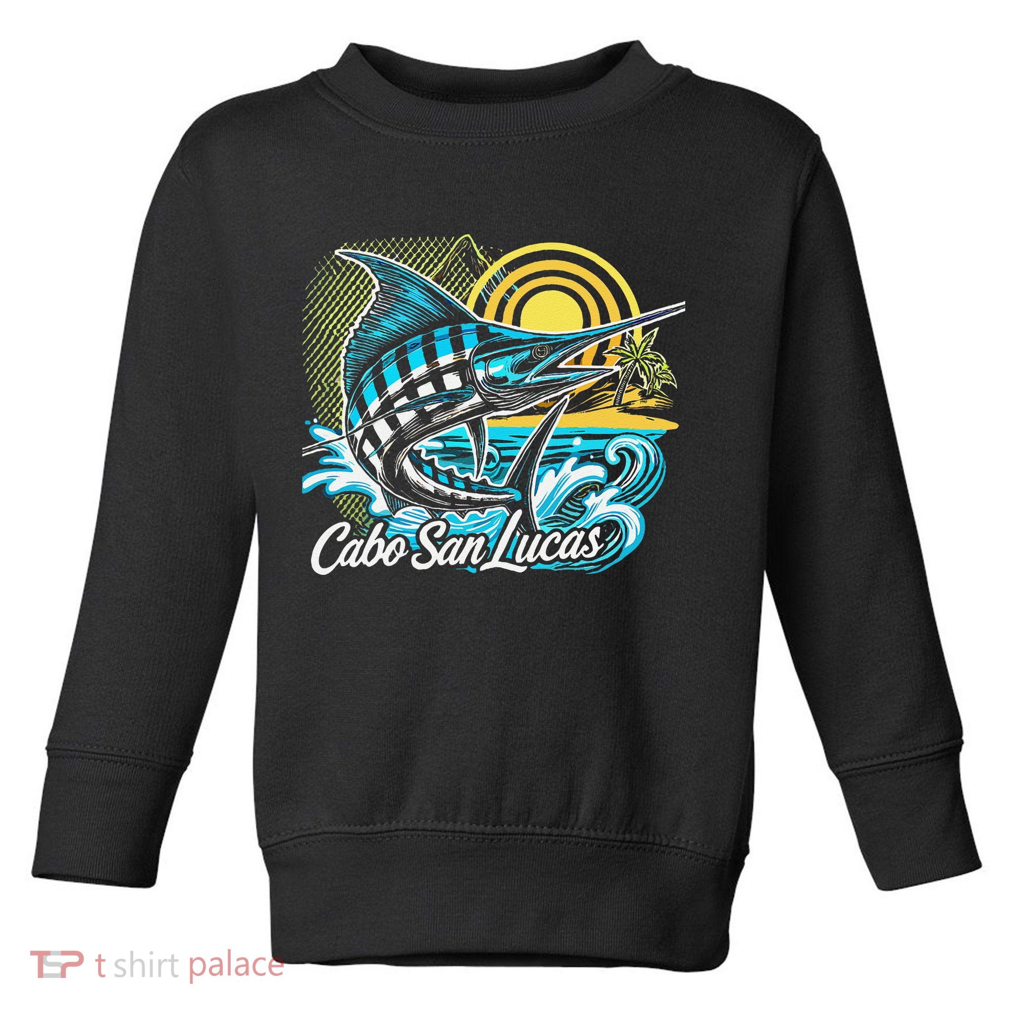 Cabo San Lucas Los Cabos Baja California Sur Marlin Tourist Toddler Sweatshirt