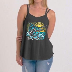 Cabo San Lucas Los Cabos Baja California Sur Marlin Tourist Women's Strappy Tank