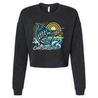 Cabo San Lucas Los Cabos Baja California Sur Marlin Tourist Cropped Pullover Crew