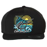 Cabo San Lucas Los Cabos Baja California Sur Marlin Tourist Wool Snapback Cap