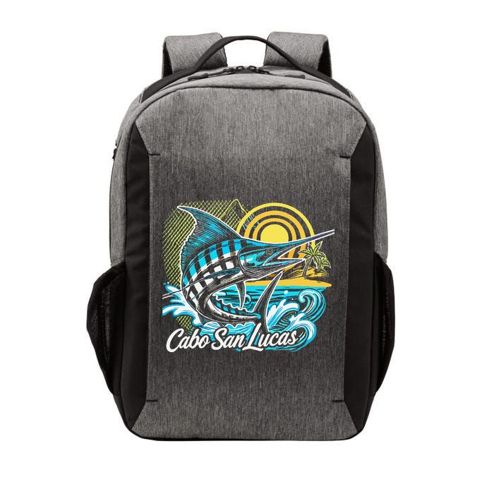 Cabo San Lucas Los Cabos Baja California Sur Marlin Tourist Vector Backpack