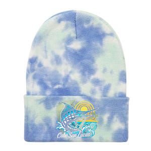 Cabo San Lucas Los Cabos Baja California Sur Marlin Tourist Tie Dye 12in Knit Beanie