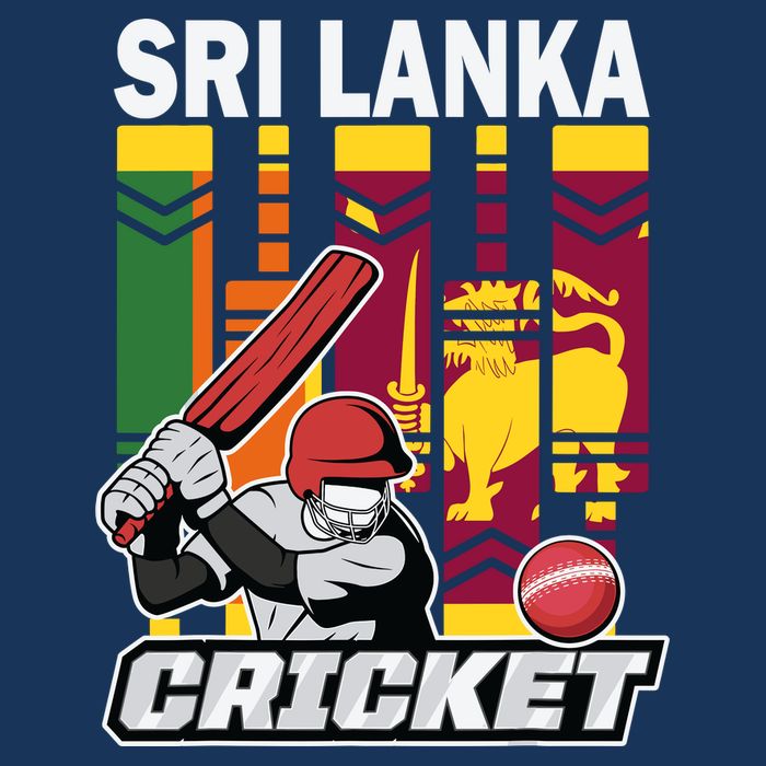 Cricket Sri Lanka Sri Lankan Cricket Fans And Player Pom Pom 12in Knit Beanie