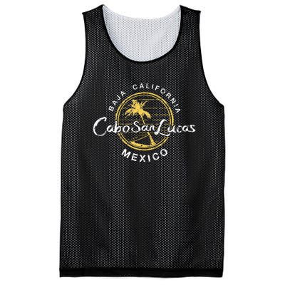 Cabo San Lucas Retro Vintage Mesh Reversible Basketball Jersey Tank