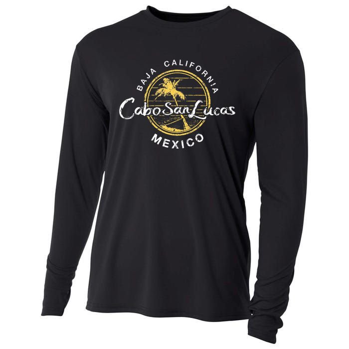 Cabo San Lucas Retro Vintage Cooling Performance Long Sleeve Crew