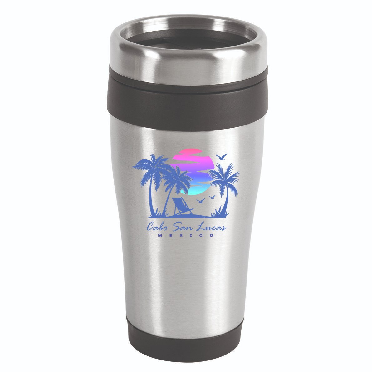 Cabo San Lucas Mexico Beach Vacation Retro Vintage Sunset Gift 16oz Travel Tumbler