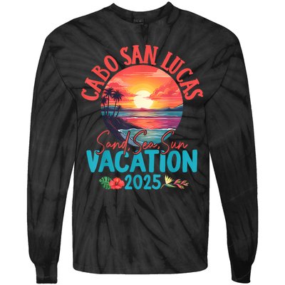 Cabo San Lucas Mexico Vacation 2025 Souvenir Matching Family Tie-Dye Long Sleeve Shirt