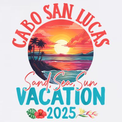 Cabo San Lucas Mexico Vacation 2025 Souvenir Matching Family T-Shirt