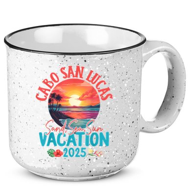 Cabo San Lucas Mexico Vacation 2025 Souvenir Matching Family 15oz Campfire Ceramic Mug
