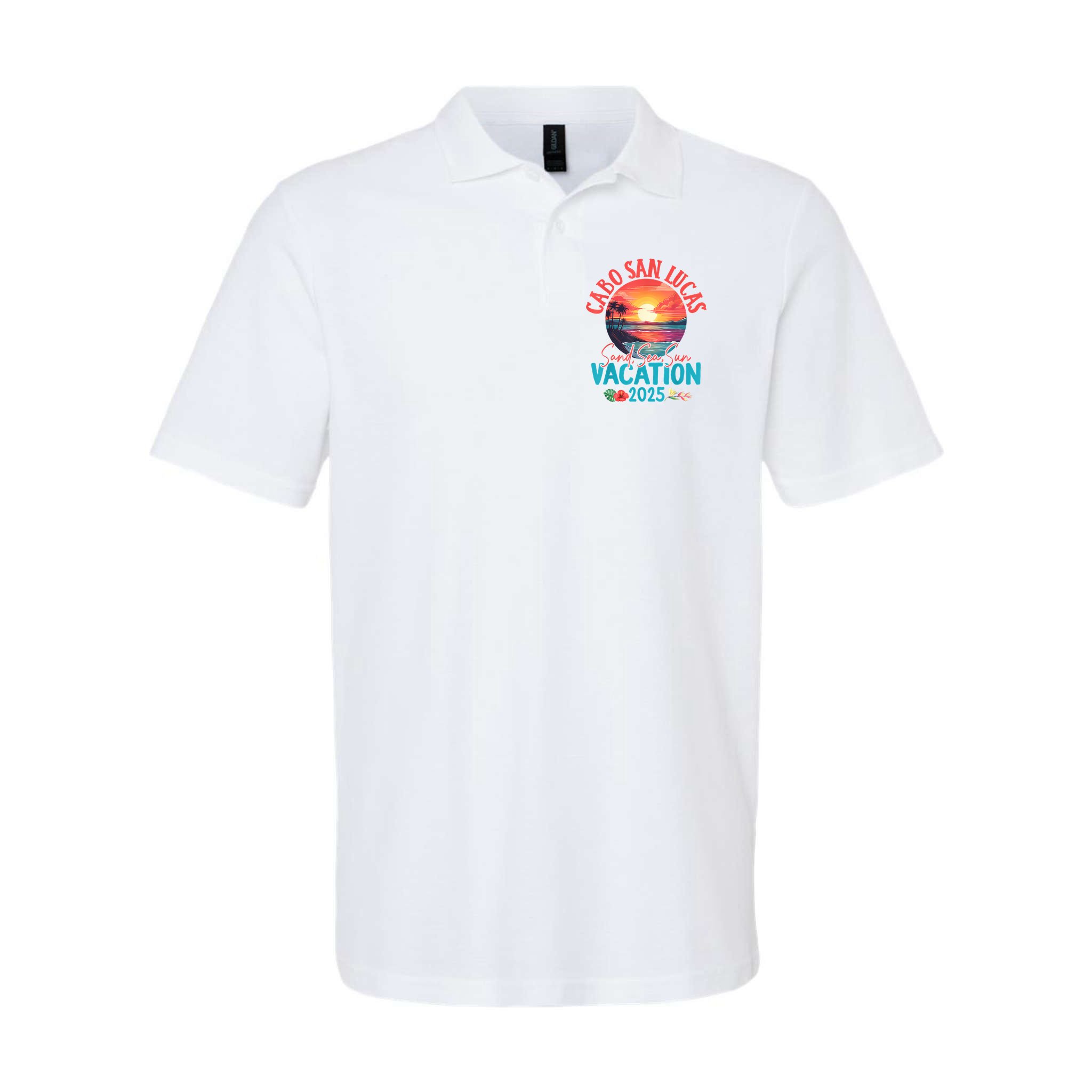Cabo San Lucas Mexico Vacation 2025 Souvenir Matching Family Polo
