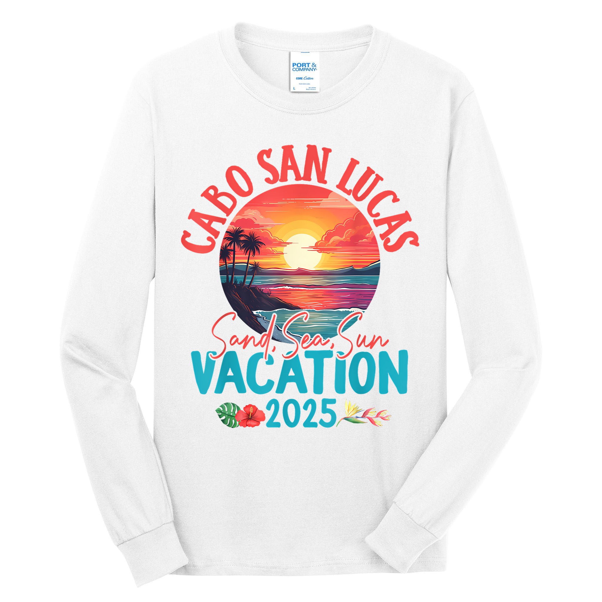 Cabo San Lucas Mexico Vacation 2025 Souvenir Matching Family Tall Long Sleeve T-Shirt