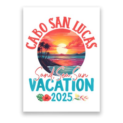 Cabo San Lucas Mexico Vacation 2025 Souvenir Matching Family Poster