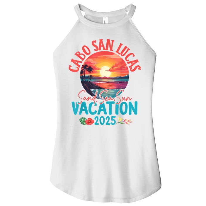 Cabo San Lucas Mexico Vacation 2025 Souvenir Matching Family Women's Perfect Tri Rocker Tank
