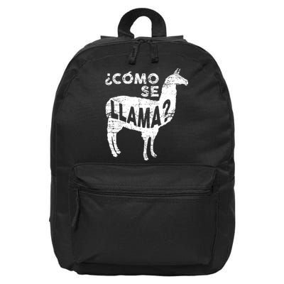 Como Se Llama 16 in Basic Backpack