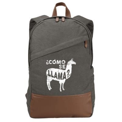 Como Se Llama Cotton Canvas Backpack