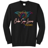 Cabo San Lucas Mexico Tie Dye Stingray Theme Family Vacation Tall Sweatshirt