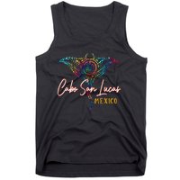 Cabo San Lucas Mexico Tie Dye Stingray Theme Family Vacation Tank Top