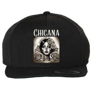 Chicana Style Lowrider Clothes Women Mexican American Latina Wool Snapback Cap