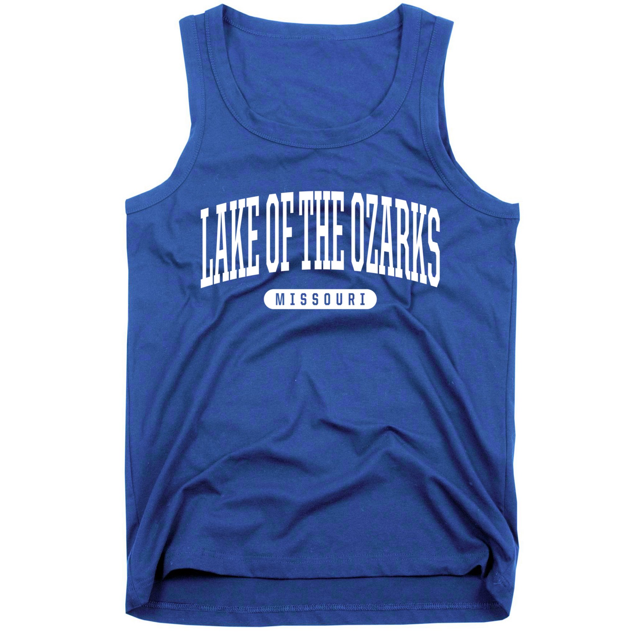 College Style Lake Of The Ozarks Missouri Souvenir Gift Funny Gift Tank Top