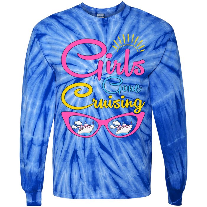 Cruise Ship Lover Cruise Squad Gone Cruising Cool Gift Tie-Dye Long Sleeve Shirt