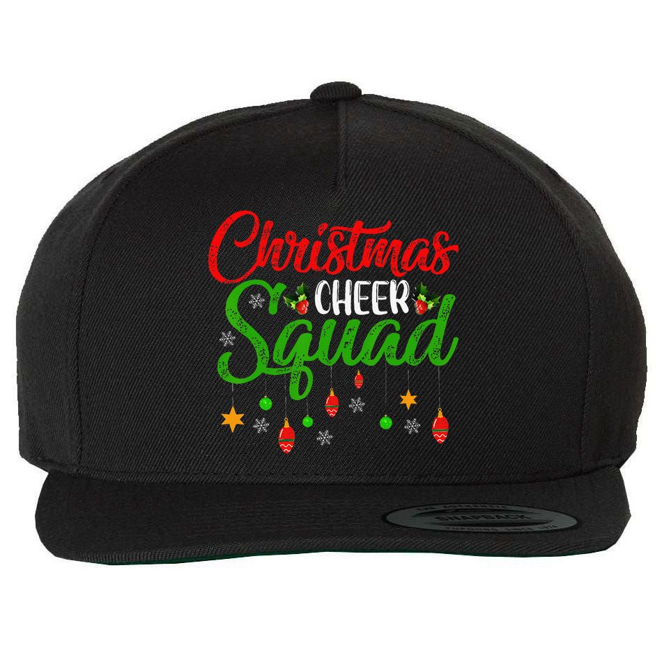 Cheerleading Sports Lover Christmas Cheer Squad Wool Snapback Cap
