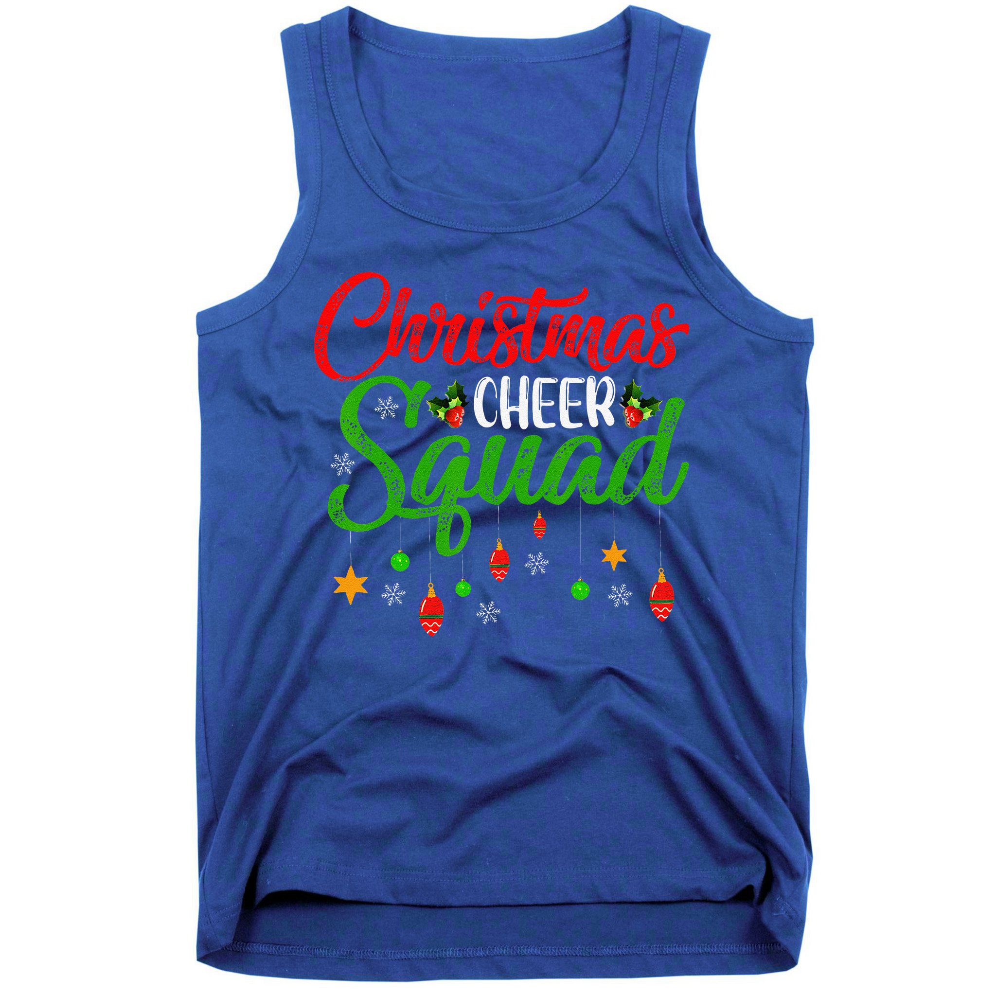 Cheerleading Sports Lover Christmas Cheer Squad Tank Top