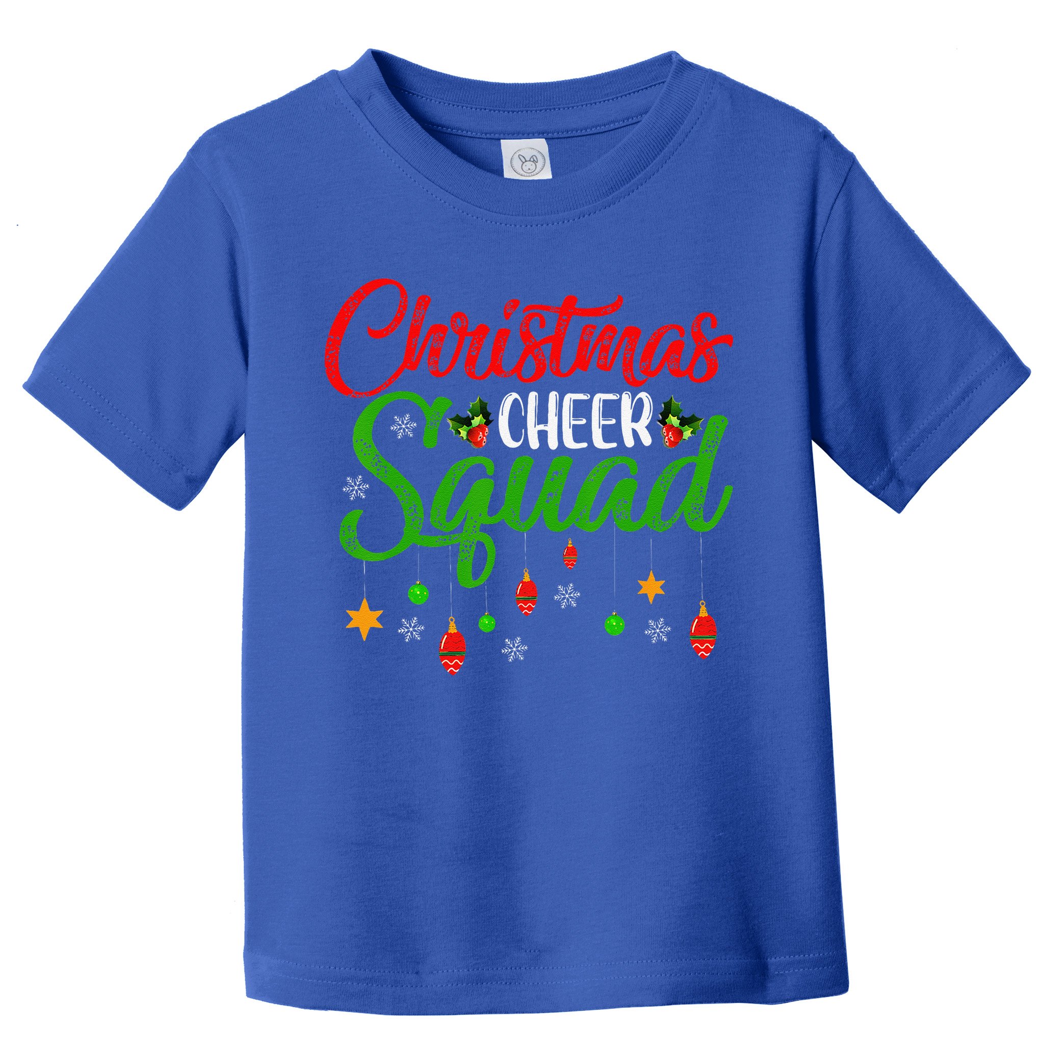 Cheerleading Sports Lover Christmas Cheer Squad Toddler T-Shirt