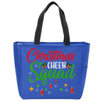 Cheerleading Sports Lover Christmas Cheer Squad Zip Tote Bag