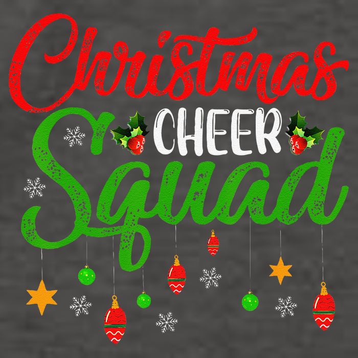 Cheerleading Sports Lover Christmas Cheer Squad Vector Backpack