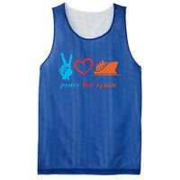 Cruise Ship Lover Vacationer Summer Vacation Peace Love Great Gift Mesh Reversible Basketball Jersey Tank