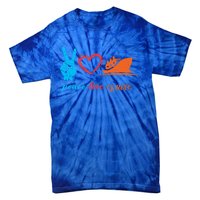 Cruise Ship Lover Vacationer Summer Vacation Peace Love Great Gift Tie-Dye T-Shirt