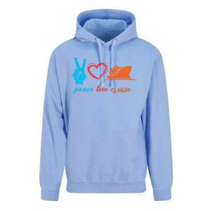 Cruise Ship Lover Vacationer Summer Vacation Peace Love Great Gift Unisex Surf Hoodie