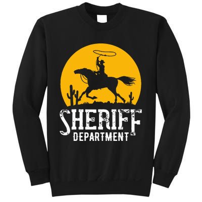 Cowboy Sheriff Lasso Sheriff Star Pistols Sweatshirt