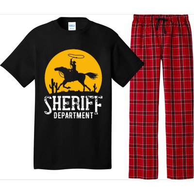 Cowboy Sheriff Lasso Sheriff Star Pistols Pajama Set