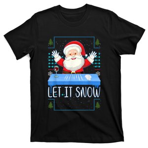 Cocaine Santa Let It Snow T-Shirt