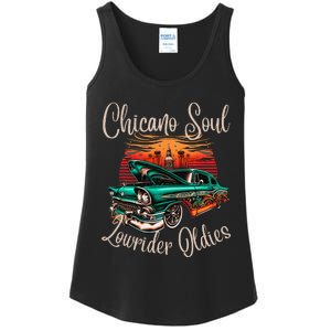 Chicano Soul Lowrider Oldies Car Clothing Low Slow Cholo Ladies Essential Tank