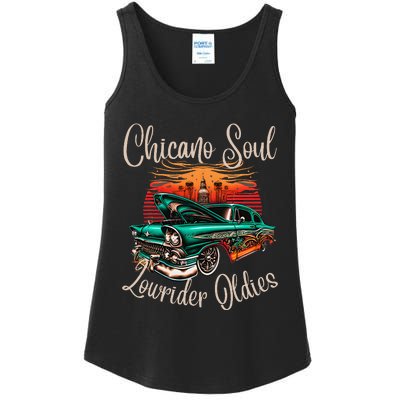 Chicano Soul Lowrider Oldies Car Clothing Low Slow Cholo Ladies Essential Tank