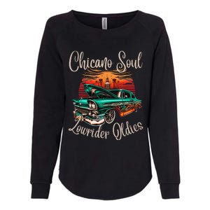 Chicano Soul Lowrider Oldies Car Clothing Low Slow Cholo Womens California Wash Sweatshirt